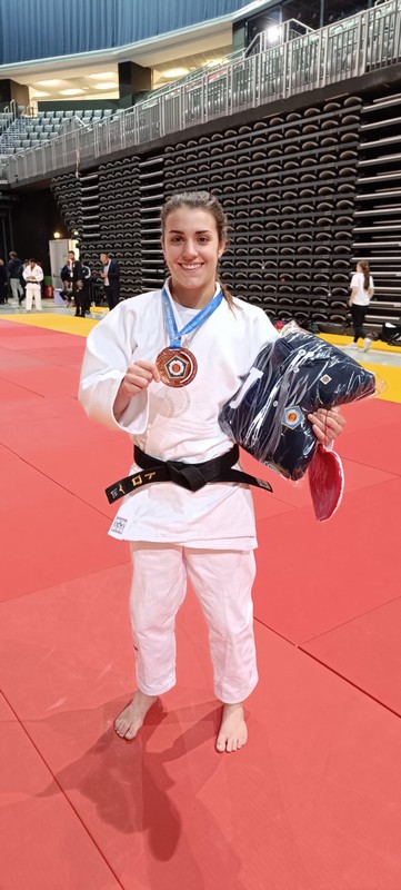 ARIANE TORO LOGRA EL BRONCE EN EL CAMPEONATO DE EUROPA DE JUDO ABSOLUTO.  ZAGREB 25-04-24